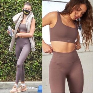 SET Active Sculptflex Leggings in Pepper Brown Size XS/S ASO Hailey Bieber!